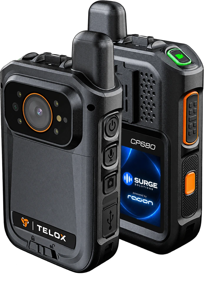 Telox CP680 ptt + body-worn camera